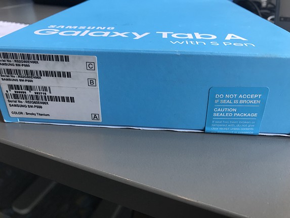 Diğer Samsung p550 sıfır kutusu açılmamış tablet