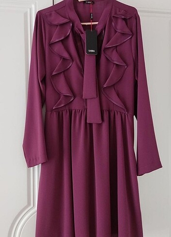 xl Beden bordo Renk Abiye elbise yeni etiketli