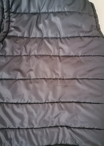 Gri Kapüşonlu Fermuarlı Erkek Yelek - Görsel 14