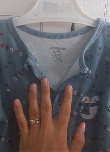 24-36 Ay Beden mavi Renk Bebek Uyku Tulumu pijama