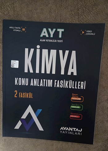 AYT Kimya Konu Anlatım Fasikülleri 2 Fasikül Avantaj YKS