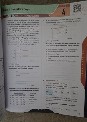Beden Renk AYT Kimya Konu Anlatım Fasikülleri 2 Fasikül Avantaj YKS