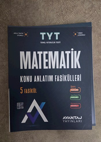 TYT Matematik Konu Anlatım 5 Fasikülleri Avantaj Kitap YKS