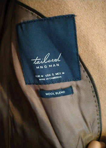 Bej Süet Erkek Midi Palto - Görsel 3