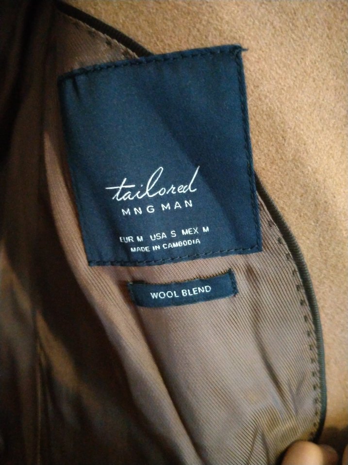 Bej Süet Erkek Midi Palto - Görsel 3