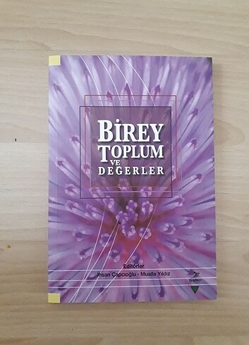 Birey toplum ve değerler