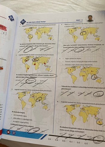 Beden Dünya Haritaları Çalışma Defteri