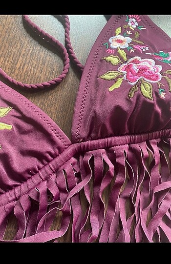 Penti Penti Nakışlı Bohem Bikini Takımı