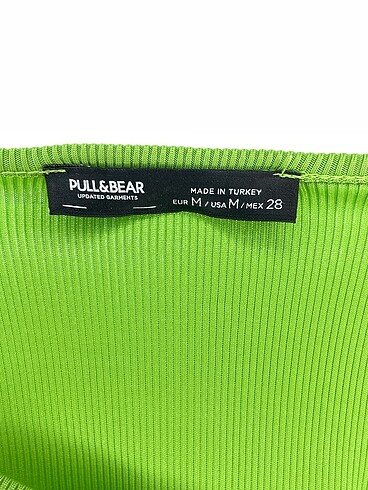 m Beden yeşil Renk Pull and Bear Bluz %70 İndirimli.