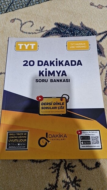 DAKİKA YAYINLARI TYT KİMYA SORU BANKASI