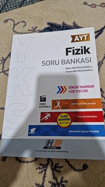 AYT Fizik soru bankası HIZ VE RENK YAYINLARI 