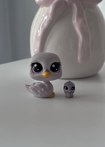 LPS minişler anne kuğu miniş ve yavrusu