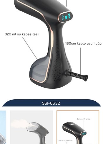Beden Sinbo SSI-6632 Dikey Buharlı Kırışıklık Giderici