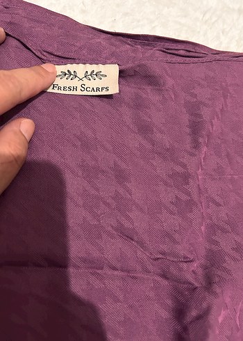 Kırmızı Kadın Jaqar Şal Freshscarfs - Görsel 4