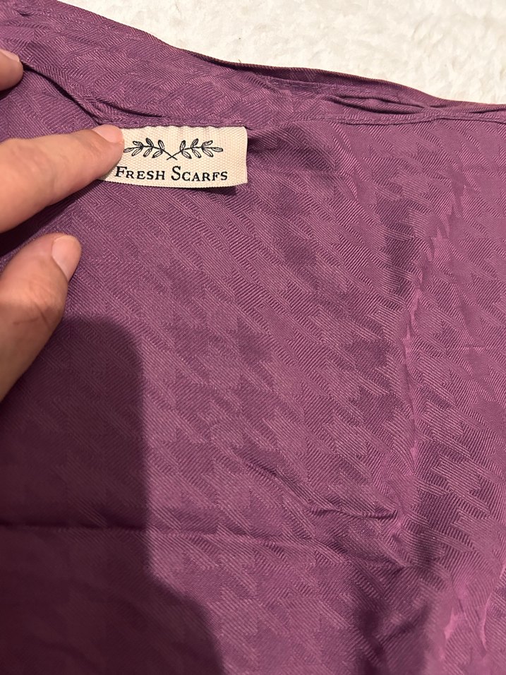 Kırmızı Kadın Jaqar Şal Freshscarfs - Görsel 4