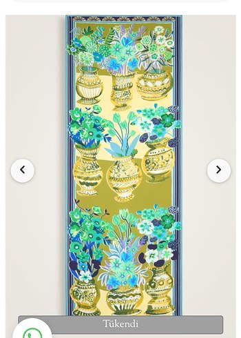 İmannoor Hafif Haki Drapeli Kadın Şal - Görsel 2