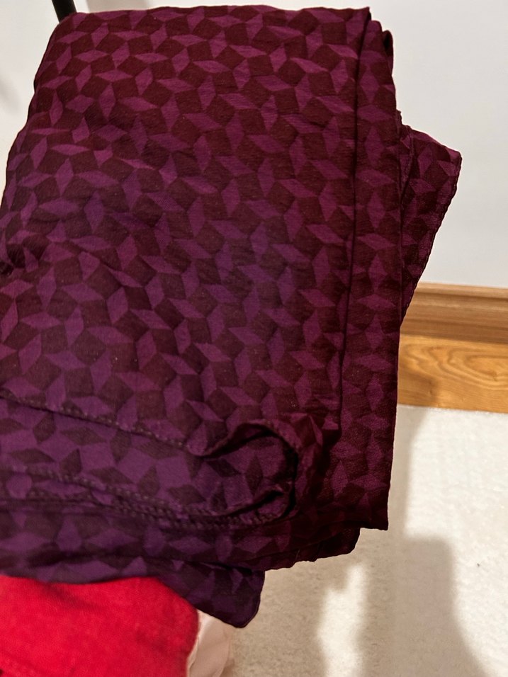 Mor Desenli şal - Görsel 2