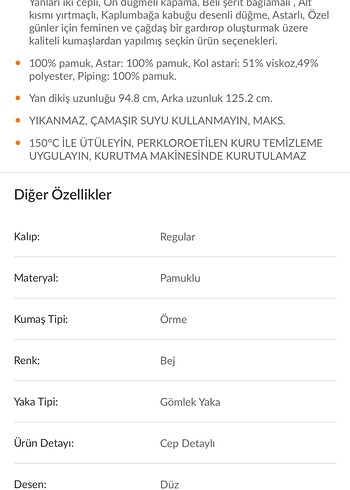 Bej Midi Kadın Trençkot - Görsel 4