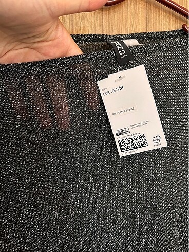 38 Beden Hm polyester ışıltılı elbise