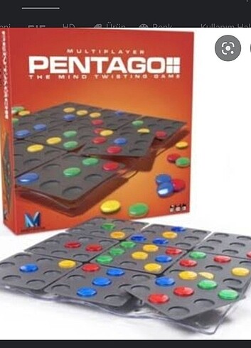 Pentago zeka oyunu 