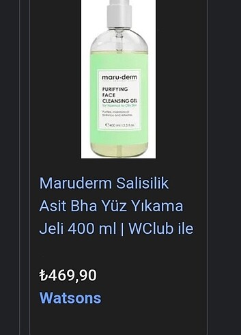 Beden Renk Maruderm yüz temizleme jeli