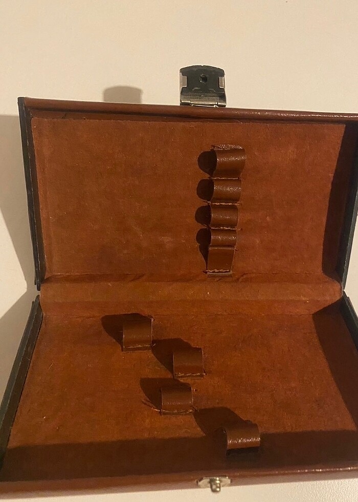 Vintage manikür seti kutusu - Görsel 3