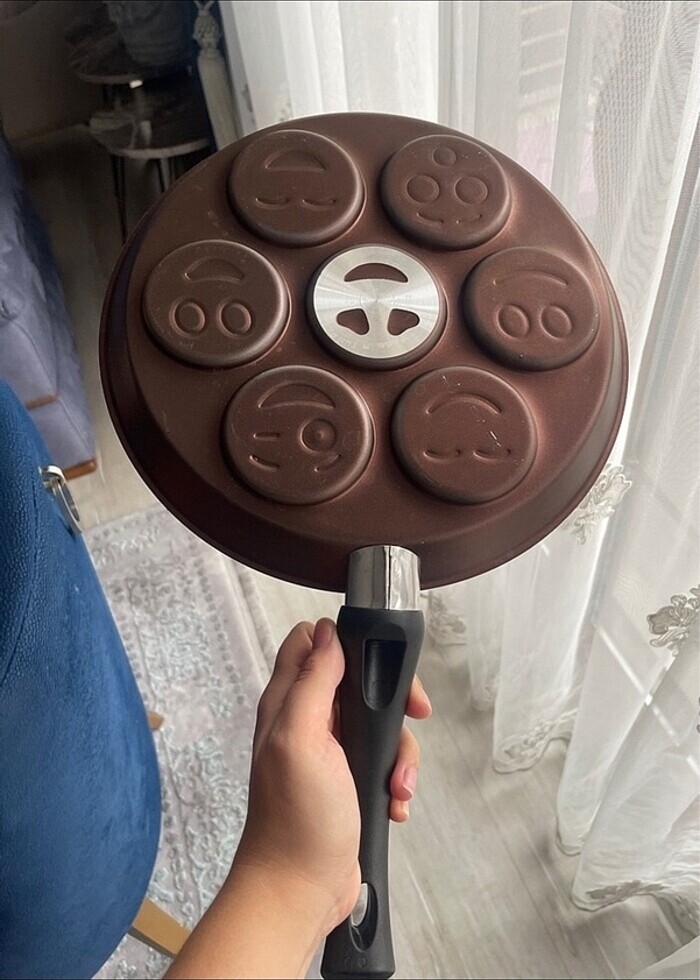 Emojili pankek tavası - Görsel 3