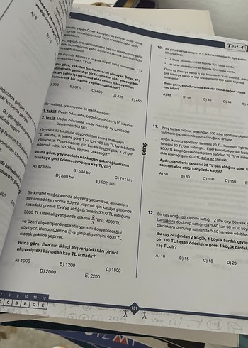 Beden Barış Yayınları Matematik Problemleri Fasikülü