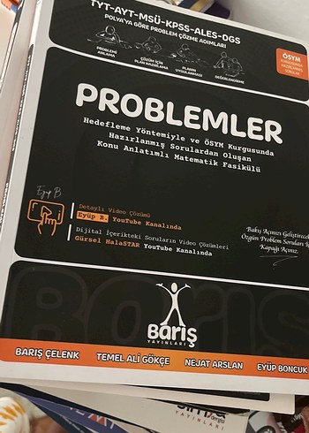 Barış Yayınları Matematik Problemleri Fasikülü