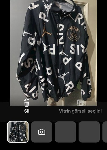 Nike Oversize Parasut Kumas Ruzgarlik Hirka Ceket Psg Siyah Ceket