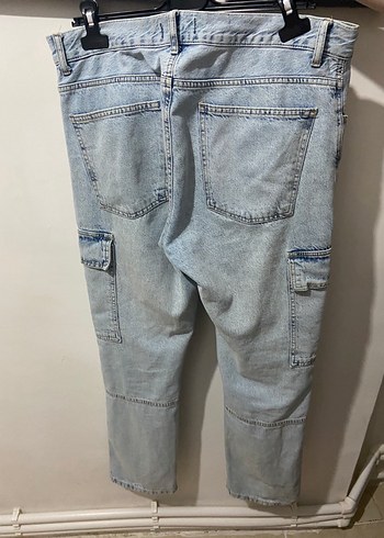 LC Waikiki Erkek Baggy Mavi Bol Kesim Midi Denim Pantolon