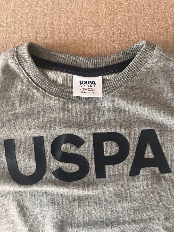 USPA POLO Gri Erkek Çocuk Sweatshirt - Görsel 2