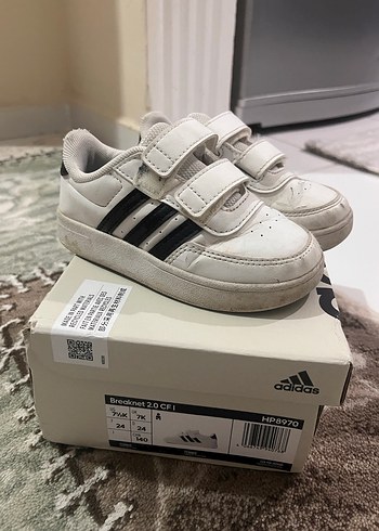 Adidas Çocuk Beyaz Spor Ayakkabı - Görsel 2