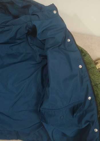 LCW Kids Erkek Çocuk Haki Kapüşonlu Kaban - Görsel 3