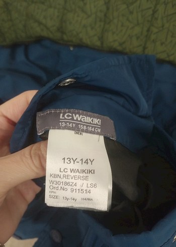 LCW Kids Erkek Çocuk Haki Kapüşonlu Kaban - Görsel 5