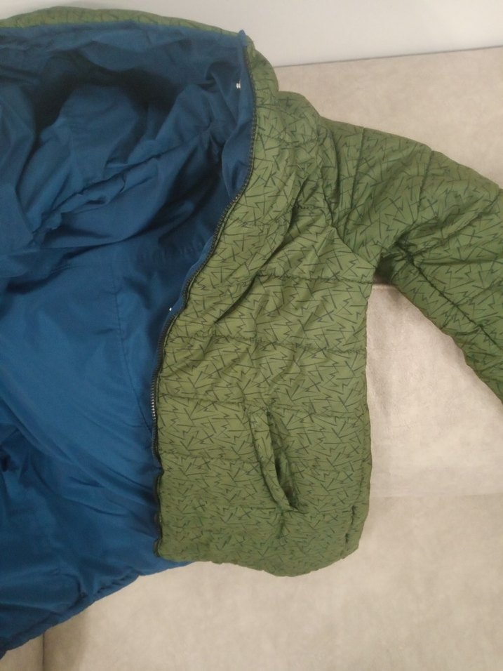 LCW Kids Erkek Çocuk Haki Kapüşonlu Kaban - Görsel 4