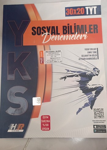 30x20 TYT Sosyal Bilimler Denemeleri
