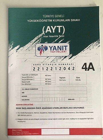  DENEME SETİ