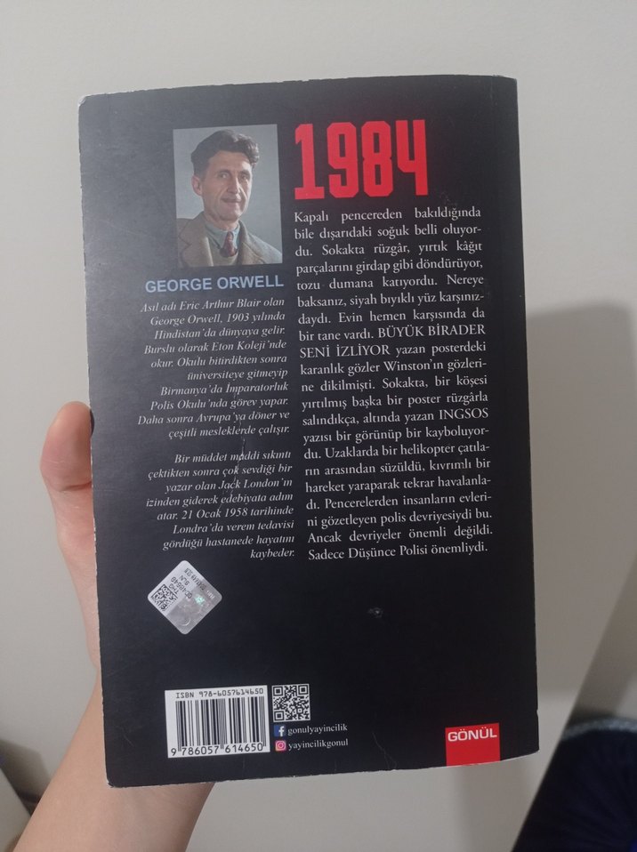 1984 - George Orwell, Esma AK Çevirisi - Görsel 2