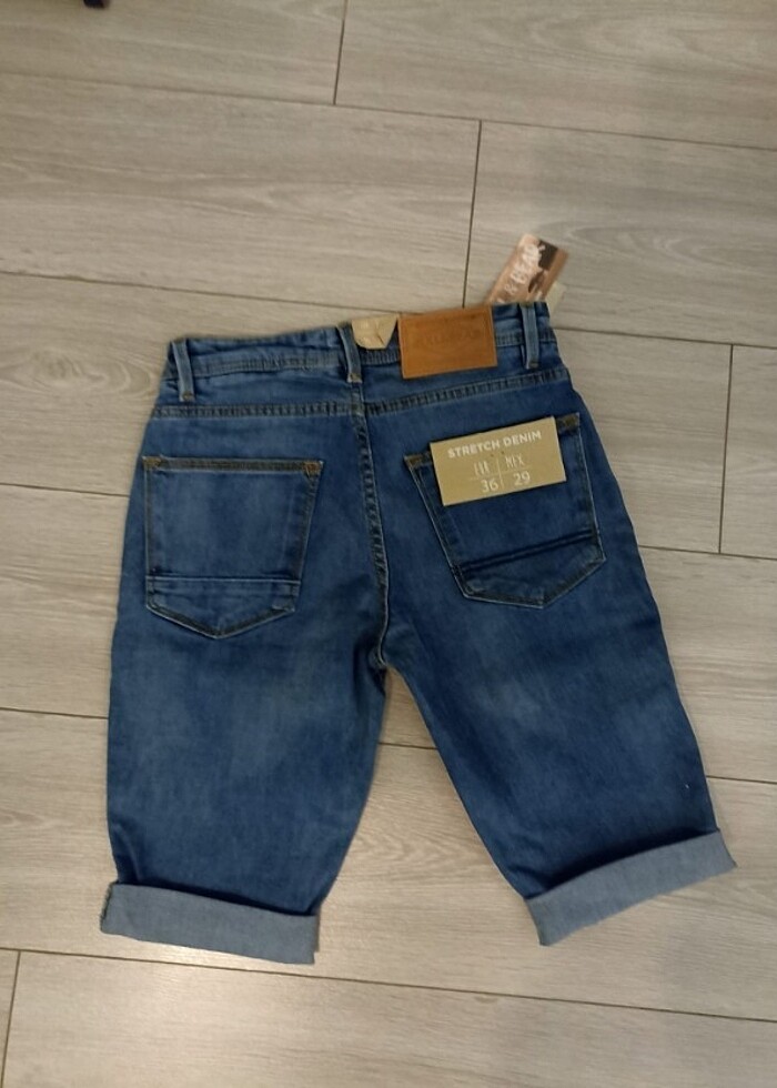 Pull and Bear Kot Şort - Görsel 2