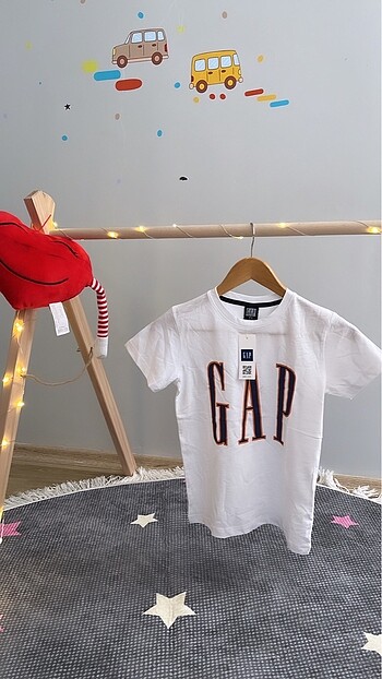 10 Yaş Beden beyaz Renk Gap t shirt ihracat fazlası