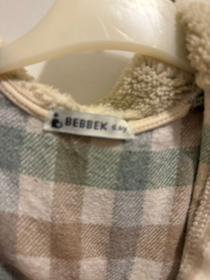 Düğmeli Ekose Bebek Tulum - Görsel 3