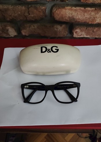 D&G Kadın Siyah Minimalist Gözlük