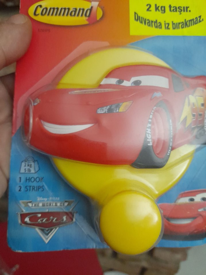 3M Pixar Cars Duvar Askısı 3 Adet - Görsel 4
