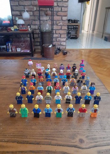 Çeşitli Lego Figürler 50 Adet Toplu Satıştır
