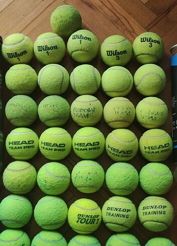  Beden Wilson,Head, Dunlop Artengo tenis topları 