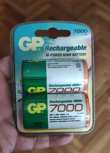 GP 7000 mah şarjlı pil 