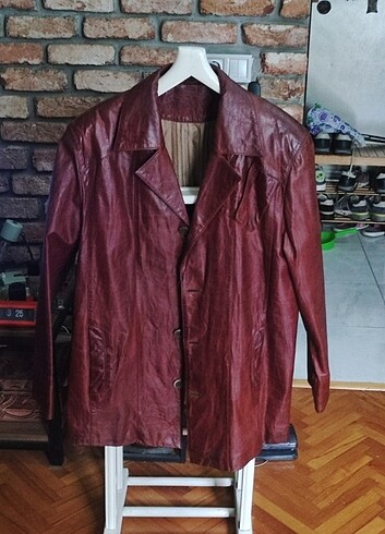 Versace Vintage Deri Ceket