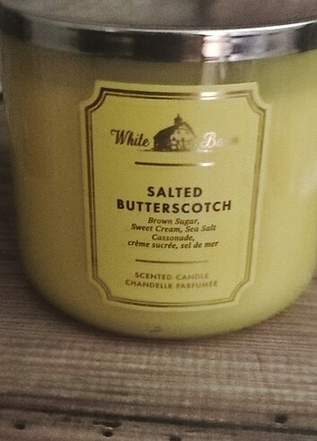 Beden sarı Renk Bath & Body Works Mum