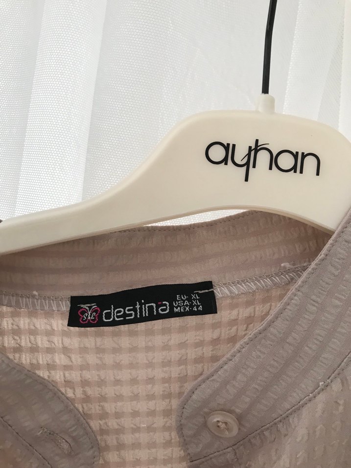 Bej Fırfırlı Uzun Keten Elbise - Görsel 5